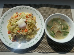 令和６年4月春キャベツのペペロンチーノ