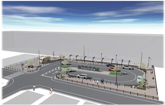 津島駅東広場１