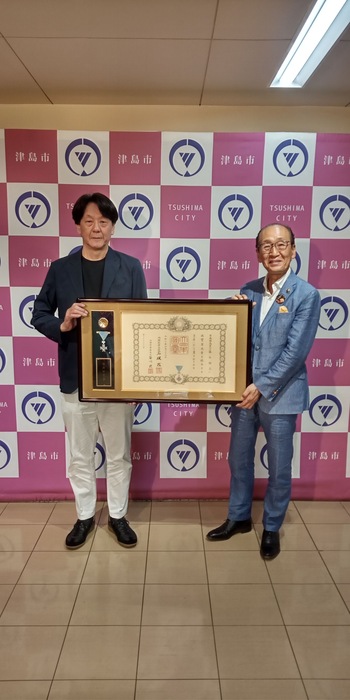 叙勲受章者表敬訪問