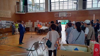 西小学校区総合防災訓練